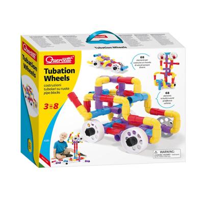 Quercetti buizenconstructie set, 68dlg.