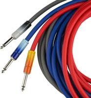 Fender Ombré Cable instrumentkabel 3 meter Belair Blue - thumbnail
