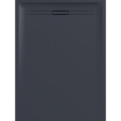 Douchevloer Sestra rechthoekig 90x140cm grafiet leisteen