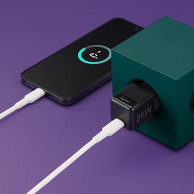 Hama Fast Charger USB-C PD/Qualcomm® Super-Mini Charger 25 W Oplader Zwart - thumbnail