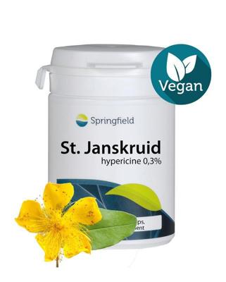 Springfield St. Janskruid 500mg 0.3% hypericine 60 Vegetarische capsules