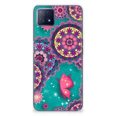 OPPO A53 5G | OPPO A73 5G | Hoesje maken | Cirkels en Vlinders OPPO A53 5G | OPPO A73 5G | Hoesje maken | Cirkels en Vlinders