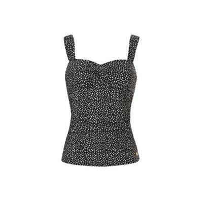 TC WOW tankini bikinitop met all over print zwart/wit TC WOW tankini bikinitop met all over print zwart/wit