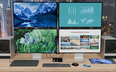 i-tec Thunderbolt5 Quattro 140W docking - thumbnail