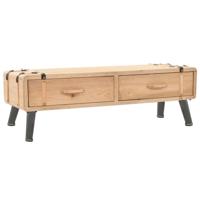 VidaXL Tv-meubel 120x33x35 cm massief vurenhout - thumbnail