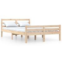 Bedframe massief hout 150x200 cm - thumbnail