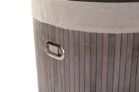 Mandenset DKD Home Decor Beige Grijs Bamboe 38 x 38 x 60 cm (3 Onderdelen) (2 Stuks) - thumbnail