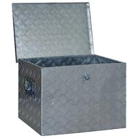 VidaXL Aluminium kist 610x430x455 mm zilverkleurig - thumbnail