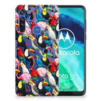 Motorola Moto G8 TPU Hoesje Birds - thumbnail