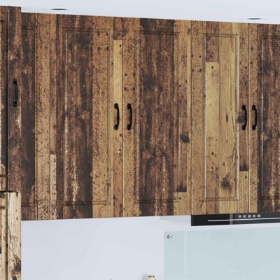 Keukenkast met plank Oudhout 40 x 31 x 100 cm Bewerkt hout