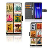 OnePlus Nord CE 2 | Flip Cover | Postzegels - thumbnail