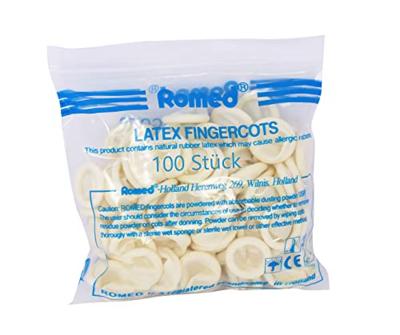 Vingerlingen latex 100 stuks, medium - thumbnail