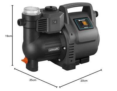 Gardena Pressure Booster Pump 3500/4E - 800W, 4 bar, 3500 l/h, with Dry-Running Protection. - thumbnail