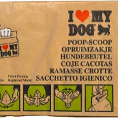 I LOVE MY DOG HONDENPOEPZAKJE BUNDEL