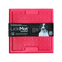 LickiMat® Honden likmat Soother, rood - thumbnail