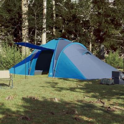 VidaXL Koepeltent 6-persoons waterdicht blauw