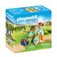 PLAYMOBIL City Life   Patiënt in rolstoel (70193) - thumbnail