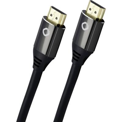 Oehlbach D1C92492 HDMI-kabel HDMI Aansluitkabel HDMI-A-stekker, HDMI-A-stekker 1.50 m Zwart 8K UHD