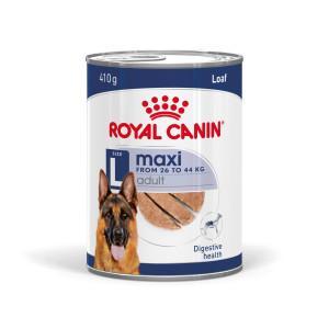 Royal Canin Maxi Adult natvoer hond (paté) 1 tray (12 x 410 g)