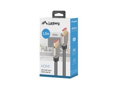 HDMI-Kabel Lanberg CA-HDMI-30CU-0010-BK Zwart 1 m