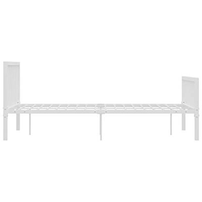 Bedframe metaal wit 120x200 cm Bedframe metaal wit 120x200 cm