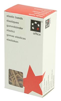 Elastiek standard 18 80x1.5mm 100gr 330st bruin Elastiek standard 18 80x1.5mm 100gr 330st bruin
