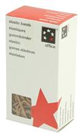 Elastiek standard 18 80x1.5mm 100gr 330st bruin - thumbnail