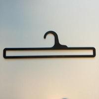 Sjaalhanger zwart 31 cm 10 stuks - thumbnail