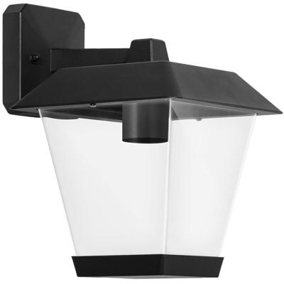 LED Tuinverlichting - Buitenlamp Nostalgisch - Aigi Nosta Down - E27 Fitting - Mat Zwart - Aluminium