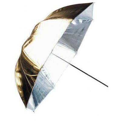 Linkstar flitsparaplu puk-84gs zilver/goud 100 cm (omkeerbaar) Linkstar flitsparaplu puk-84gs zilver/goud 100 cm (omkeerbaar)