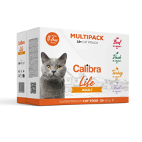 CALIBRA Cat Life Adult - nat kattenvoer - 12x85g - thumbnail
