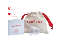 Ruby cup (Small), herbruikbare menstruatiecup - thumbnail