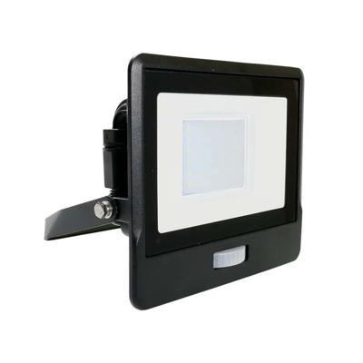 LED Bouwlamp | 30W | 6500K | IP65 | met Sensor | Body Zwart