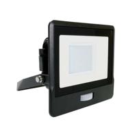 LED Bouwlamp | 30W | 6500K | IP65 | met Sensor | Body Zwart - thumbnail