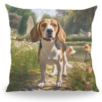 Kussen - Huisdier Portret - Beagle 1 - Pillow Buddies - thumbnail