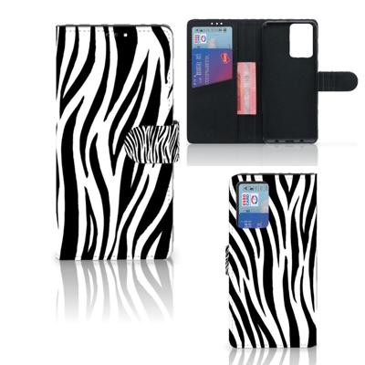 Xiaomi Redmi Note 10 Pro | Telefoonhoesje | Met pasjeshouder | Zebra