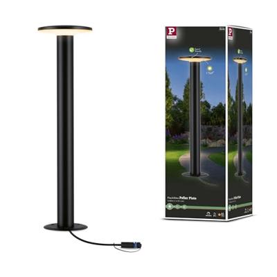 Paulmann P+S Poller Plate IP44 2200K 94723 Verlichtingssysteem Plug&Shine LED-tuinspot LED 7 W Goud Antraciet
