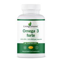 Livinggreens Omega 3 visolie forte 96 Capsules - thumbnail