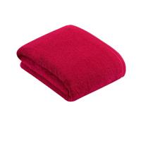 Vossen Vossen Badlaken Vegan Life 3680 kirschrot 100x150 - thumbnail