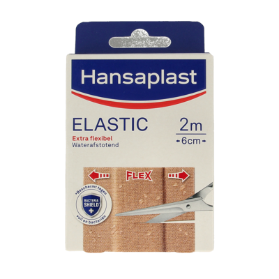 Elastic 2m x 6cm waterafstotend 1 Stuks