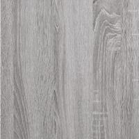 Nachtkastje 40x35x70 cm bewerkt hout grijs sonoma eikenkleurig - thumbnail
