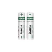 Hama NiMH-accu's AAA Micro 700 MAh 1,2V 2 Stuks - thumbnail