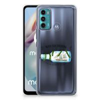 Motorola Moto G60 Telefoonhoesje met Naam Boho Bottle - thumbnail