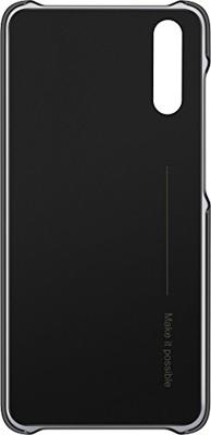Car case - Achterzijde behuizing voor mobiele telefoon - polyurethaan, polycarbonaat, magneet - zwart - voor Huawei P20