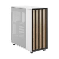 Fractal Design north midi tower behuizing (wit/houtkleur | 2x usb-a | 1x usb-c) - thumbnail