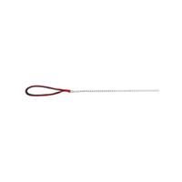 TRIXIE HONDENRIEM KETTING MET NYLON HANDVAT ROOD 110X0,2 CM - thumbnail
