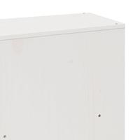 Bedframe zonder matras massief grenenhout wit 200x200 cm - thumbnail