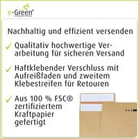 e-Green enveloppen met blokbodem, ft 229 x 162 x 40 + 86 mm, doos van 250 stuks - thumbnail