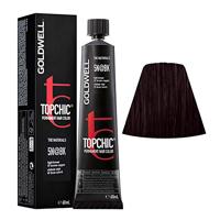 Goldwell Topchic Permanent Hair Color Haarverf 5N@BK Light Brown Elumenated Brown Copper 60ml - thumbnail