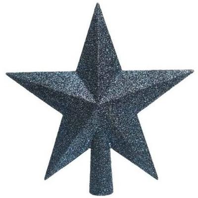 Piek plc ster l4.2b19h19 cm nachtblauw kerst Decoris - Decoris